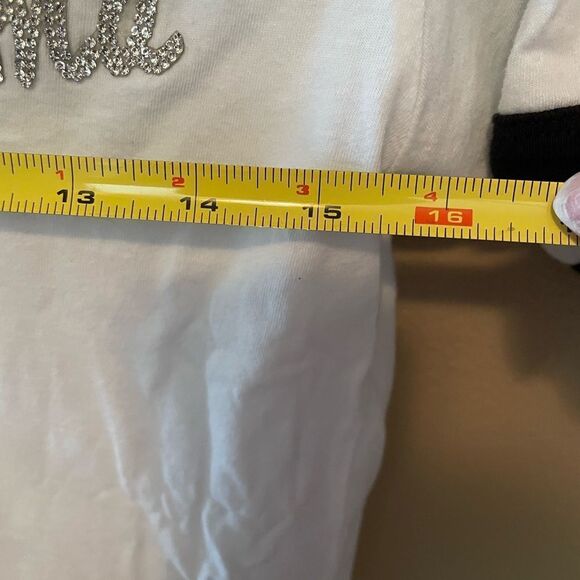 Next Level CHEER MAMA Rhinestone Short Sleeved Shirt M - Picture 10 of 14